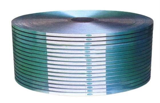प्राकृतिक ग्रीन कॉपोलीमर लेपित स्टील टेप 0.3 मिमी 370mpa EN JIS